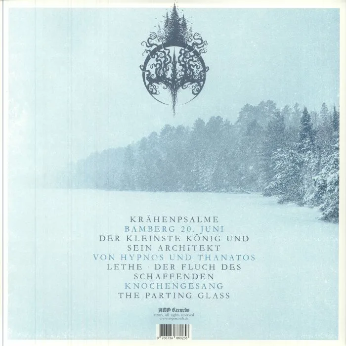Back cover — WALDGEFLUSTER — Knochengesange
