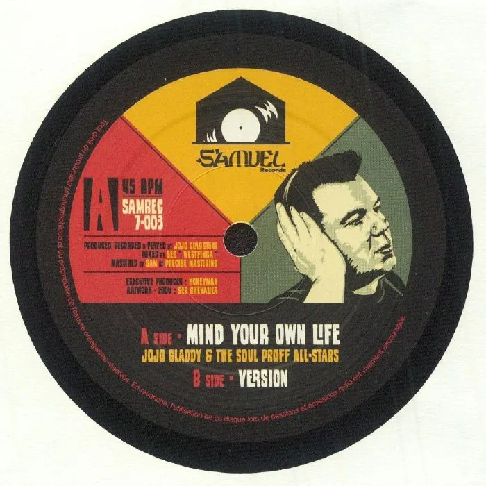 Jojo GLADDY / THE SOUL PROFF ALL STARS — Mind Your Own Life