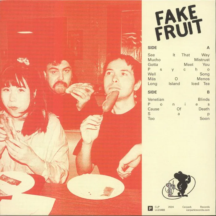 Обратная сторона обложки — FAKE FRUIT — Mucho Mistrust