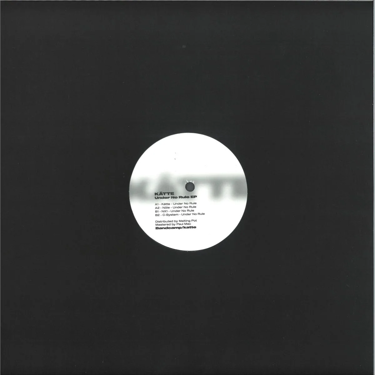 Back cover — Various — Under No Rule EP