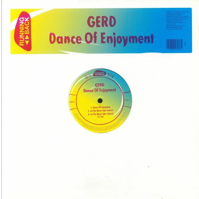 Лицевая сторона обложки — GERD — Dance Of Enjoyment