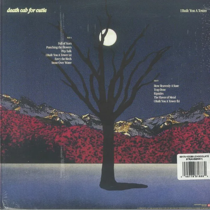 Back cover — DEATH CAB FOR CUTIE — I Built You A Tower