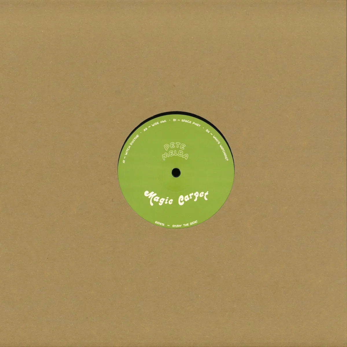 Back cover — Pete Melba — Witch Doctor EP