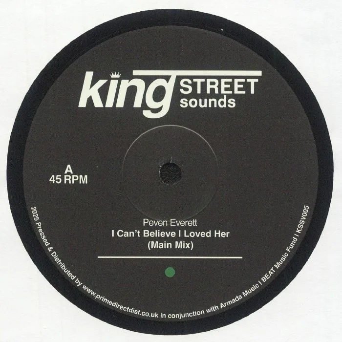 Лицевая сторона обложки — Peven EVERETT — I Can't Believe I Loved Her (reissue)