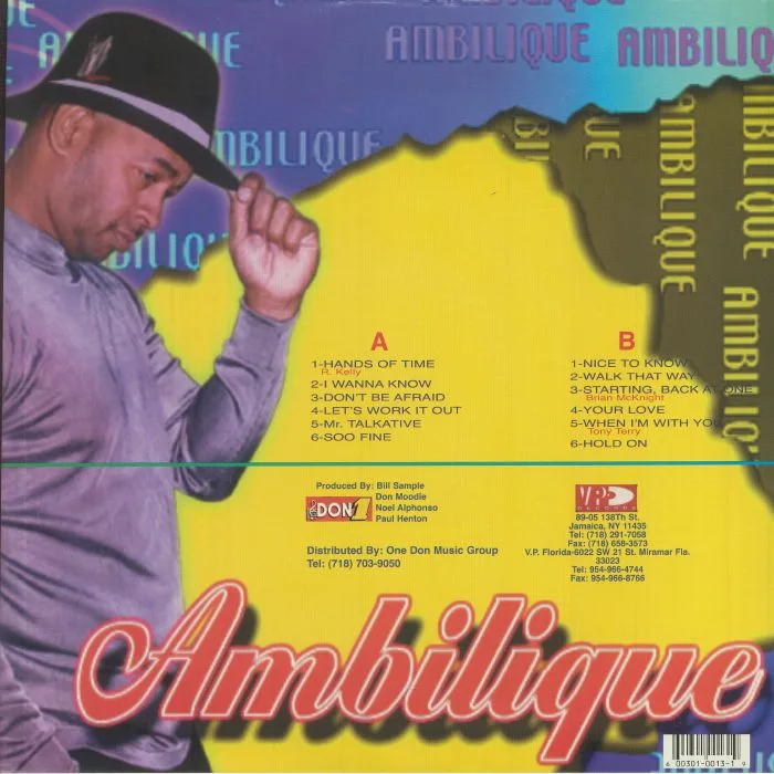 Back cover — AMBILIQUE — Ambilique