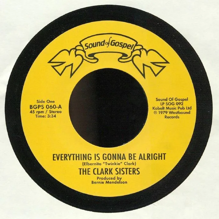 Front cover — The CLARK SISTERS — Everything Is Gonna Be Alright