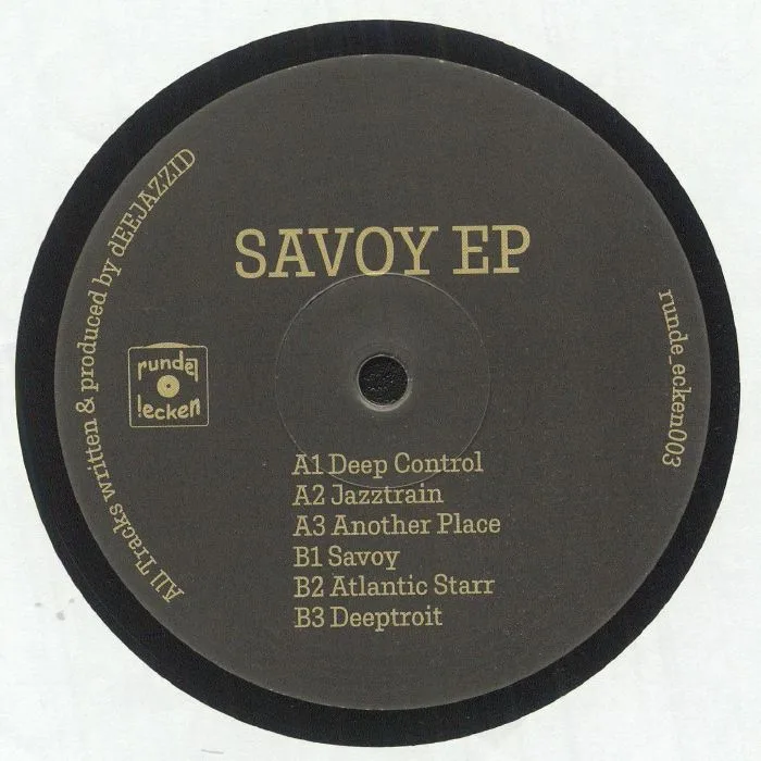 Лицевая сторона обложки — DEEJAZZID — Savoy EP