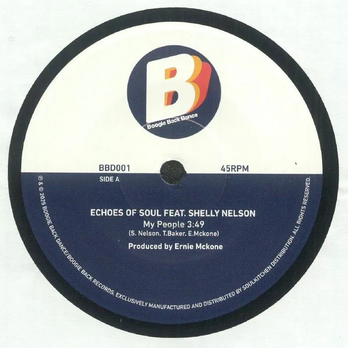Лицевая сторона обложки — ECHOES OF SOUL feat SHELLEY NELSON — My People