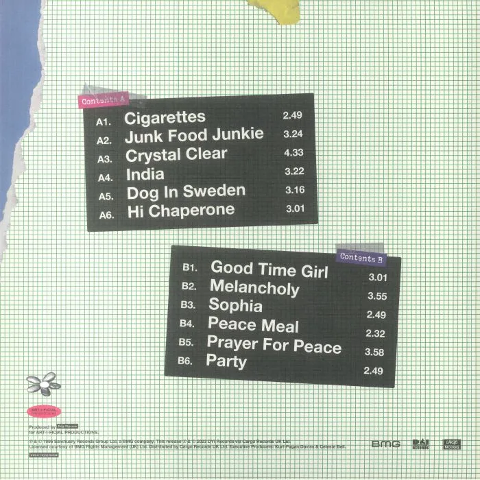 Back cover — X RAY SPEX — Conscious Consumer