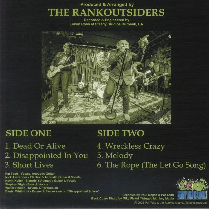 Обратная сторона обложки — Pat TODD & THE RANKOUTSIDERS — After The Dolls
