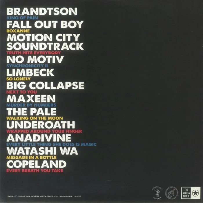 Back cover — VARIOUS — Policia: A Tribute To The Police