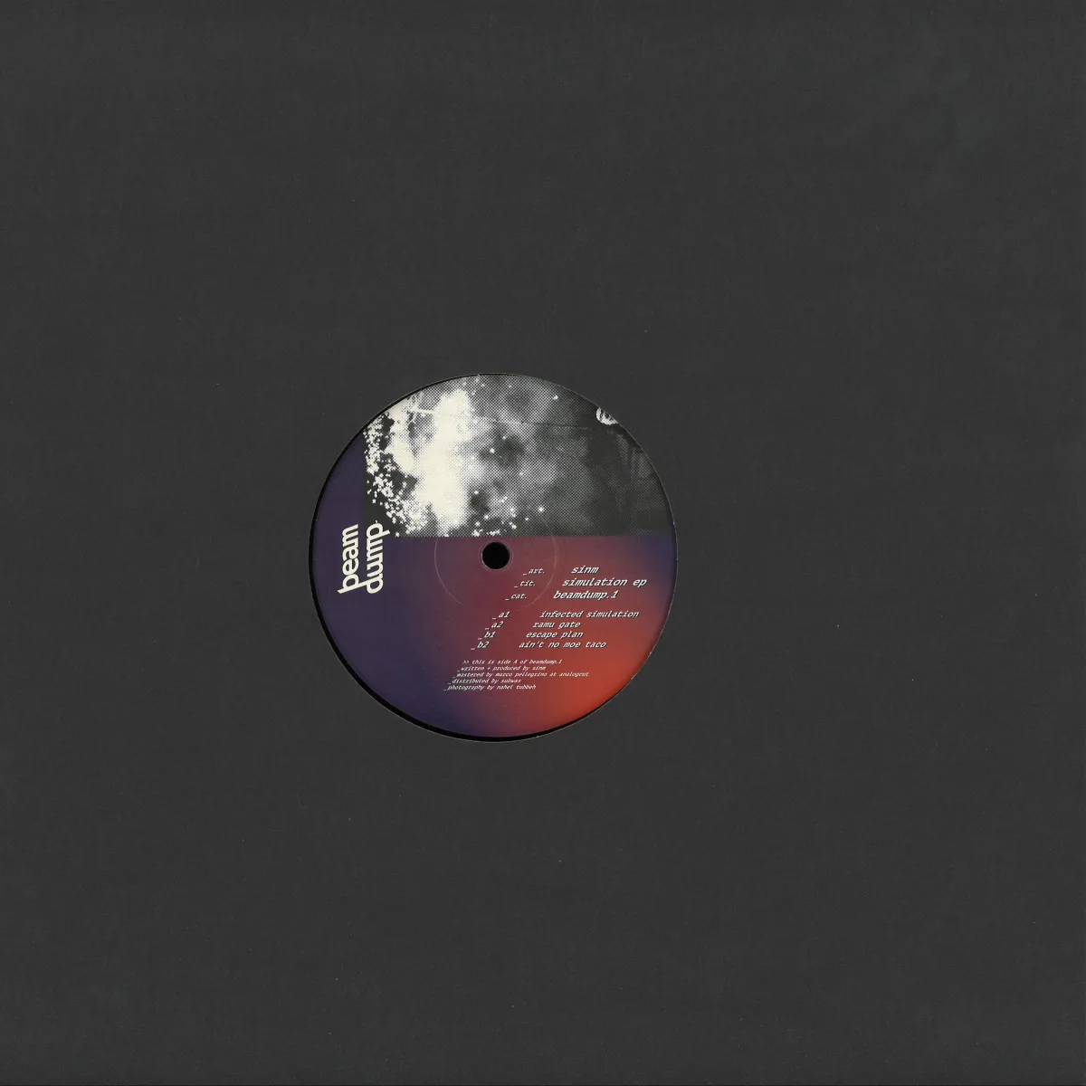 Обратная сторона обложки — Sinm — Simulation EP