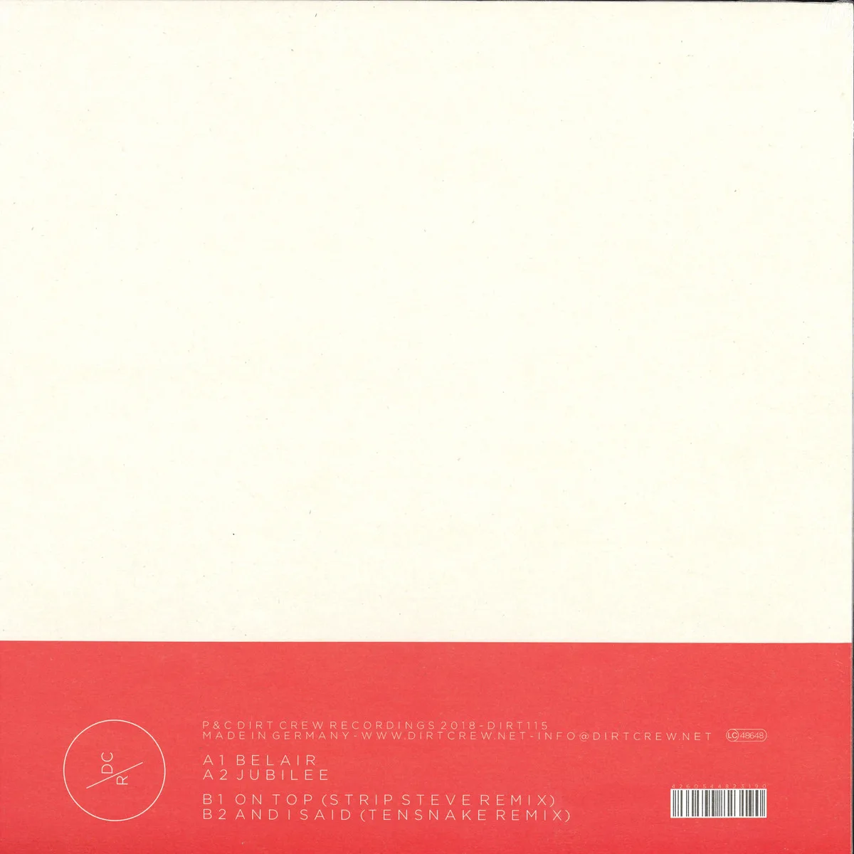 Back cover — Lorenz Rhode — Belair Ep
