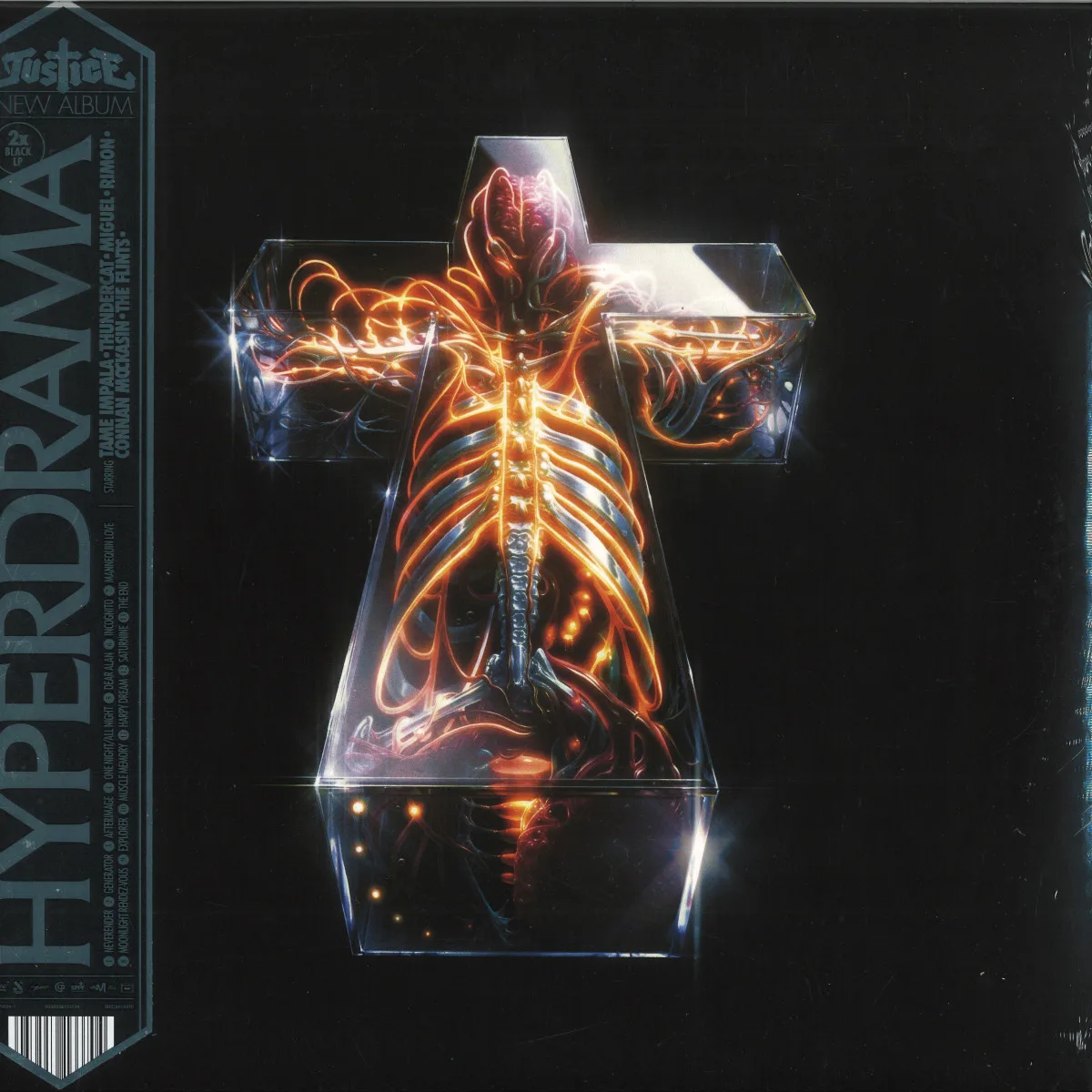 Front cover — Justice — Hyperdrama LP 2x12"