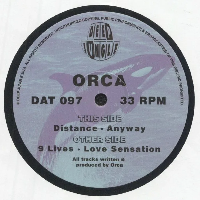 Back cover — ORCA — 9 Lives EP