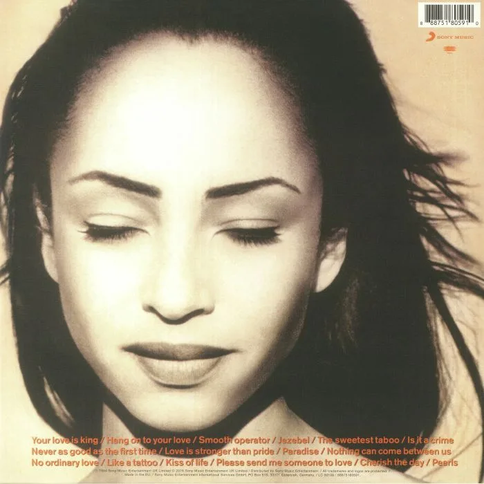 Обратная сторона обложки — SADE — The Best Of Sade