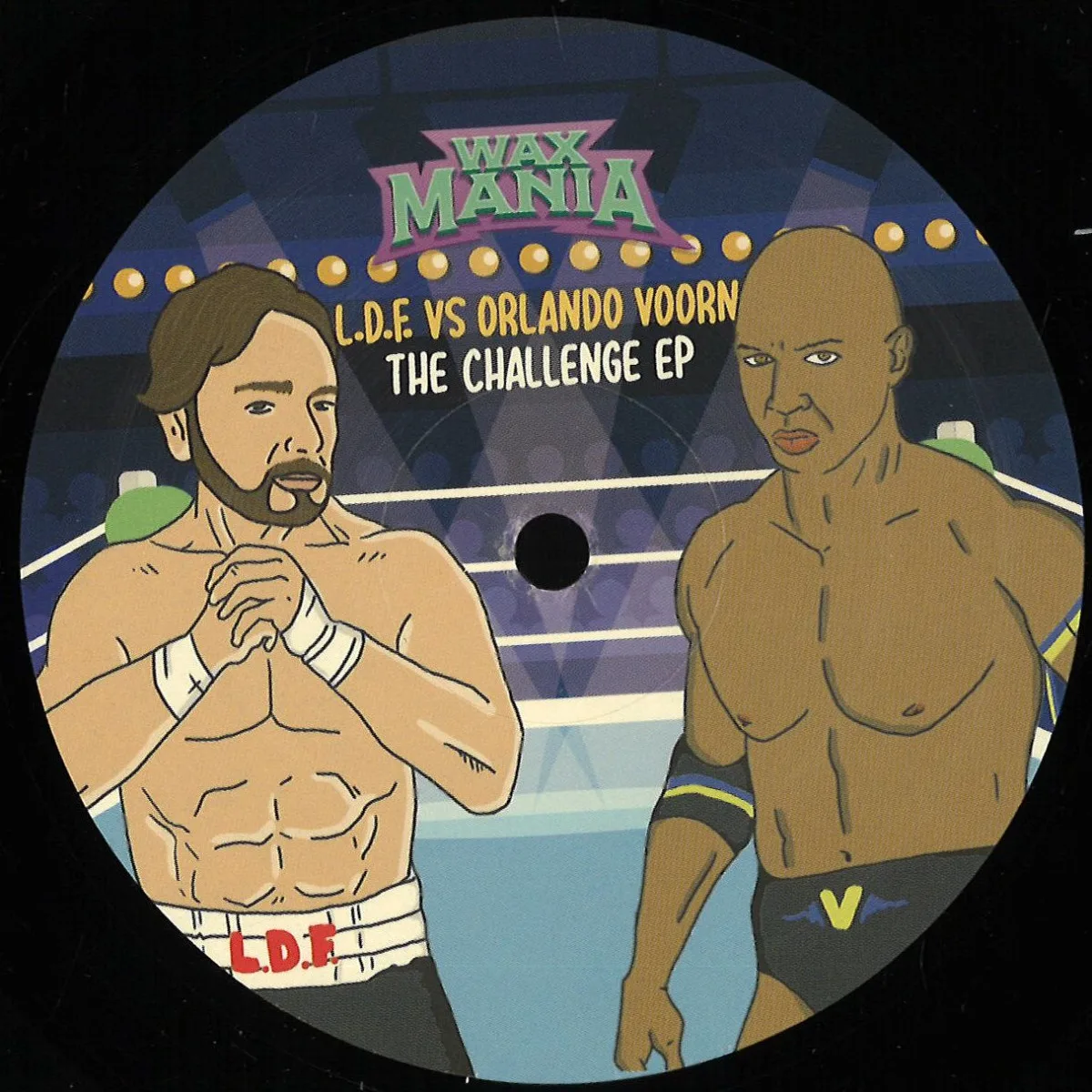 Лицевая сторона обложки — L.d.f.vs.Orlando Voorn — The Challenge EP