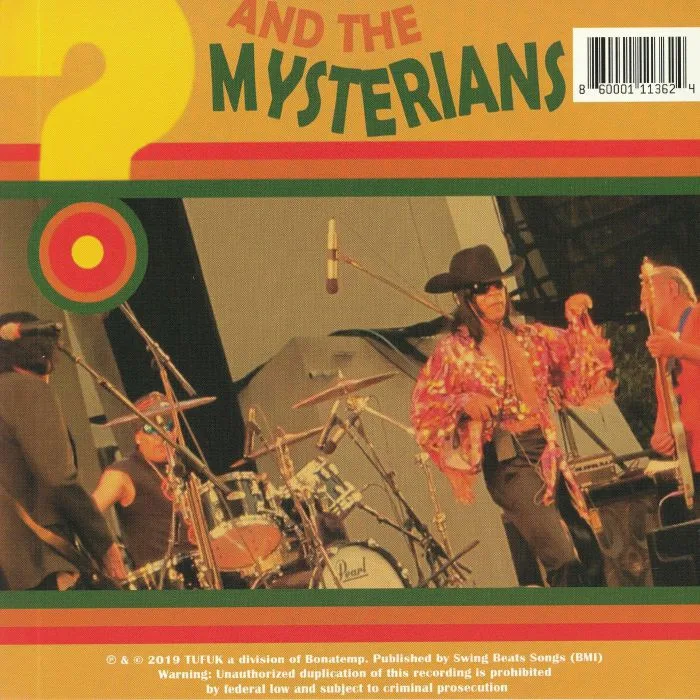 Обратная сторона обложки — QUESTION MARK & THE MYSTERIANS — The Luv Tracks (Record Store Day 2019)