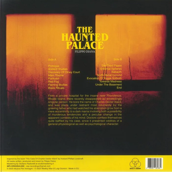 Back cover — Filippo DIANA — The Haunted Palace