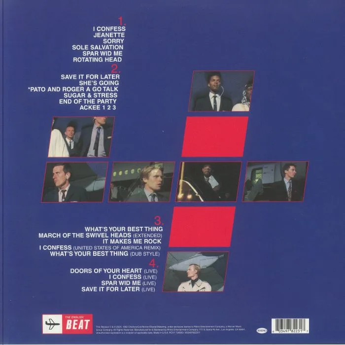 Back cover — The ENGLISH BEAT (THE BEAT) — Special Beat Service (reissue) (Record Store Day Black Friday RSD 2024)