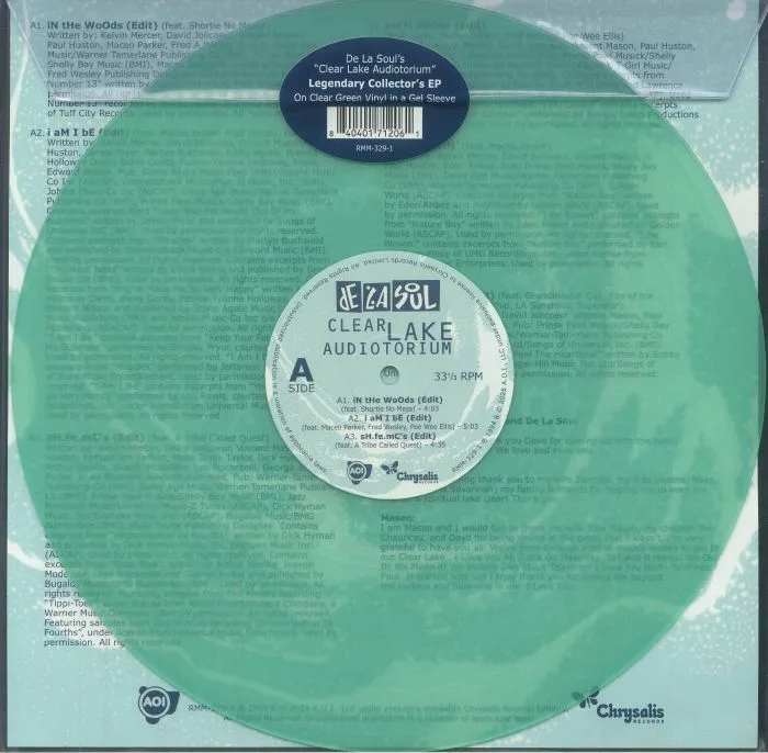 Обратная сторона обложки — DE LA SOUL — Clear Lake Audiotorium (reissue)