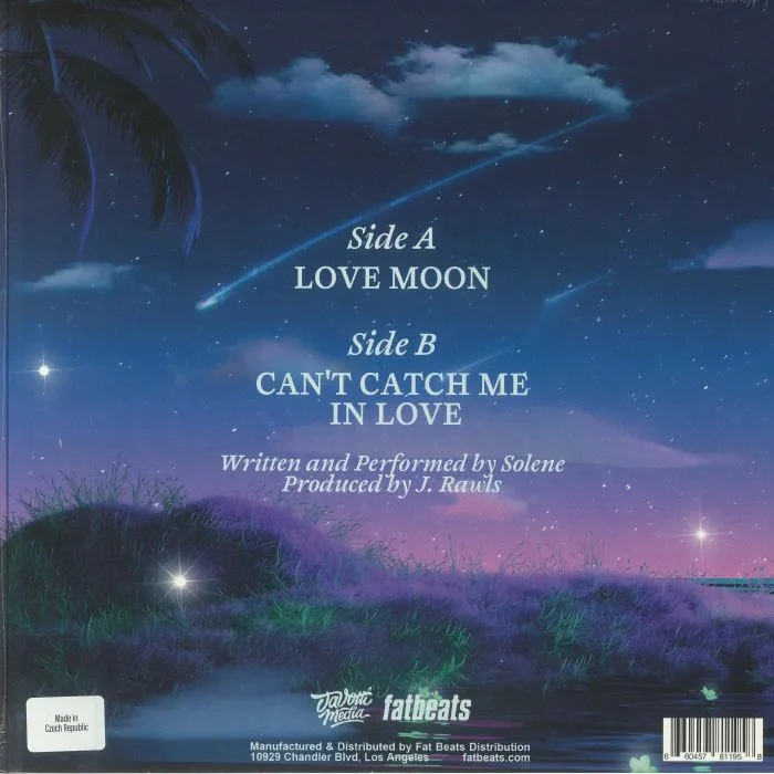 Back cover — SOLENE / J RAWLS — Love Moon