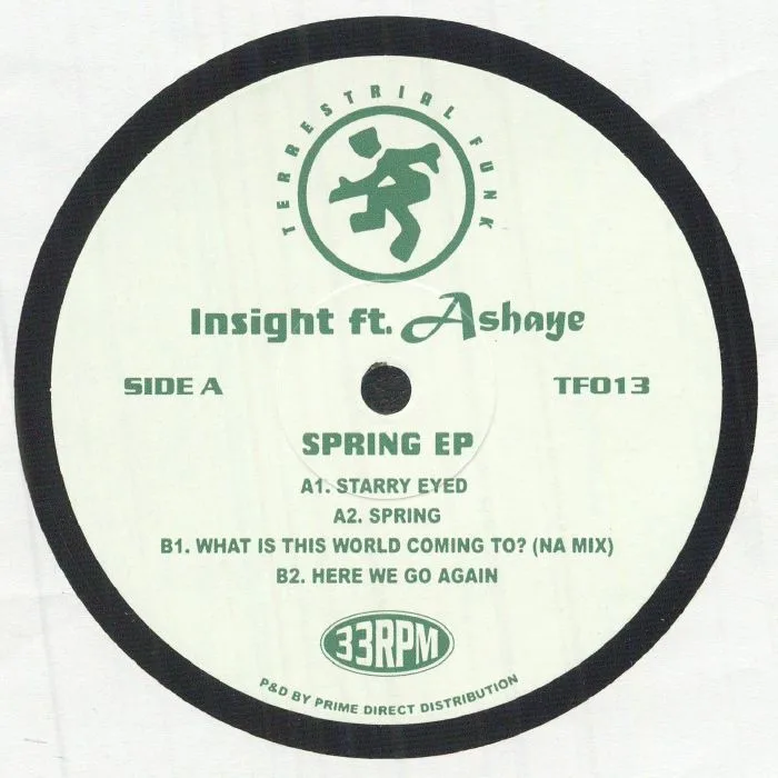 Лицевая сторона обложки — Insight Featuring Ashaye — Spring EP