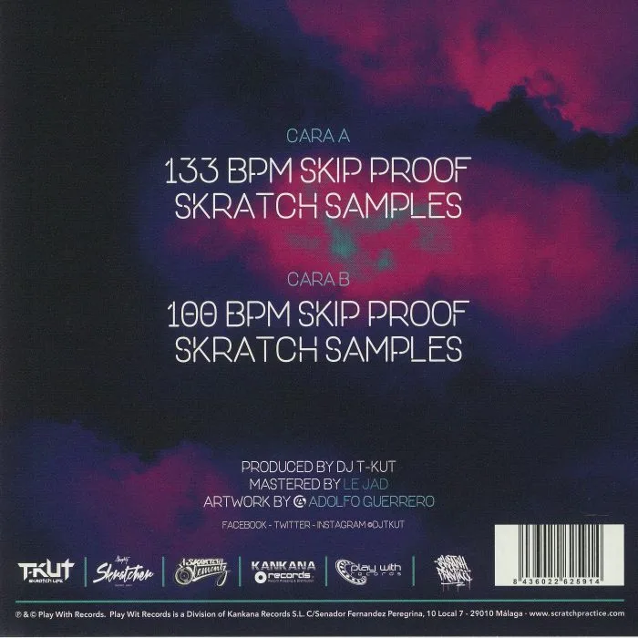 Back cover — DJ T KUT — Skratch Practice Vol 2