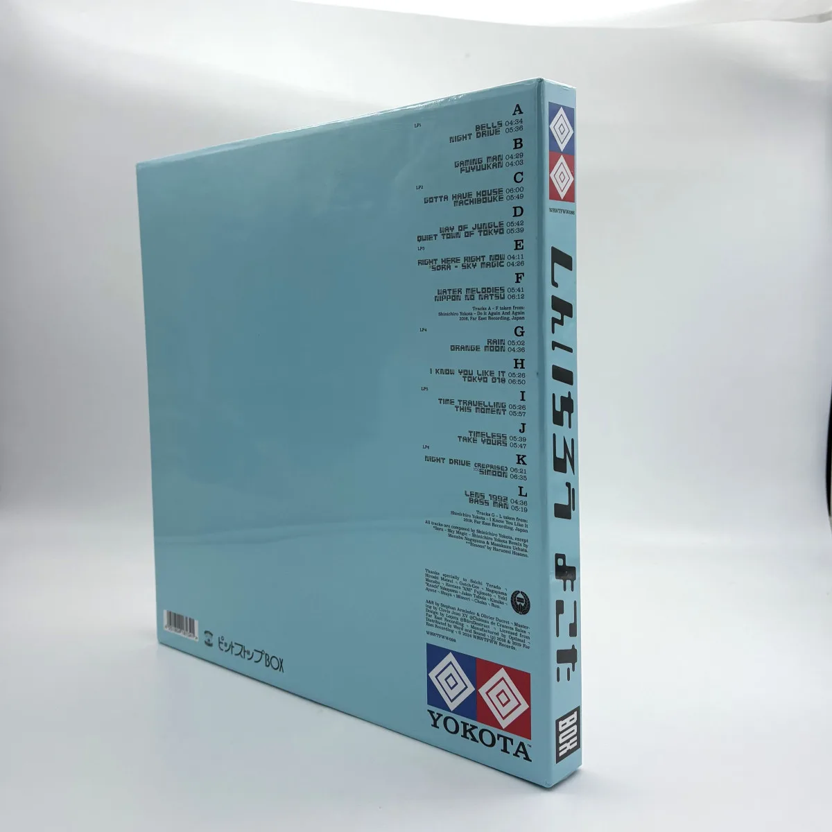 Обратная сторона обложки — Shinichiro Yokota — Pitstop Box Lp 6x12" Boxset