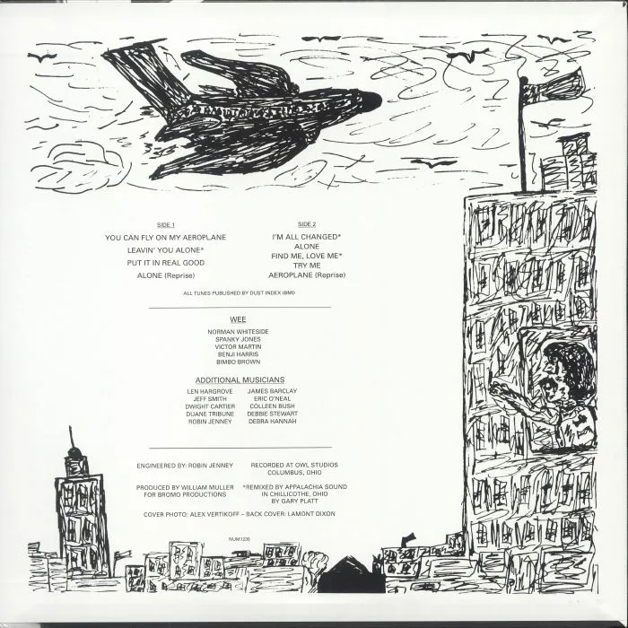 Обратная сторона обложки — WEE — You Can Fly On My Aeroplane (reissue)