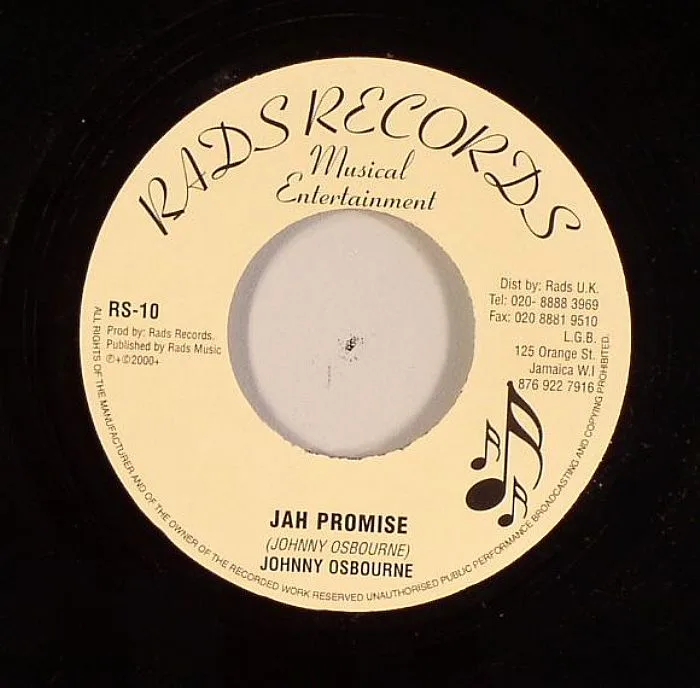 Johnny OSBOURNE — Jah Promise
