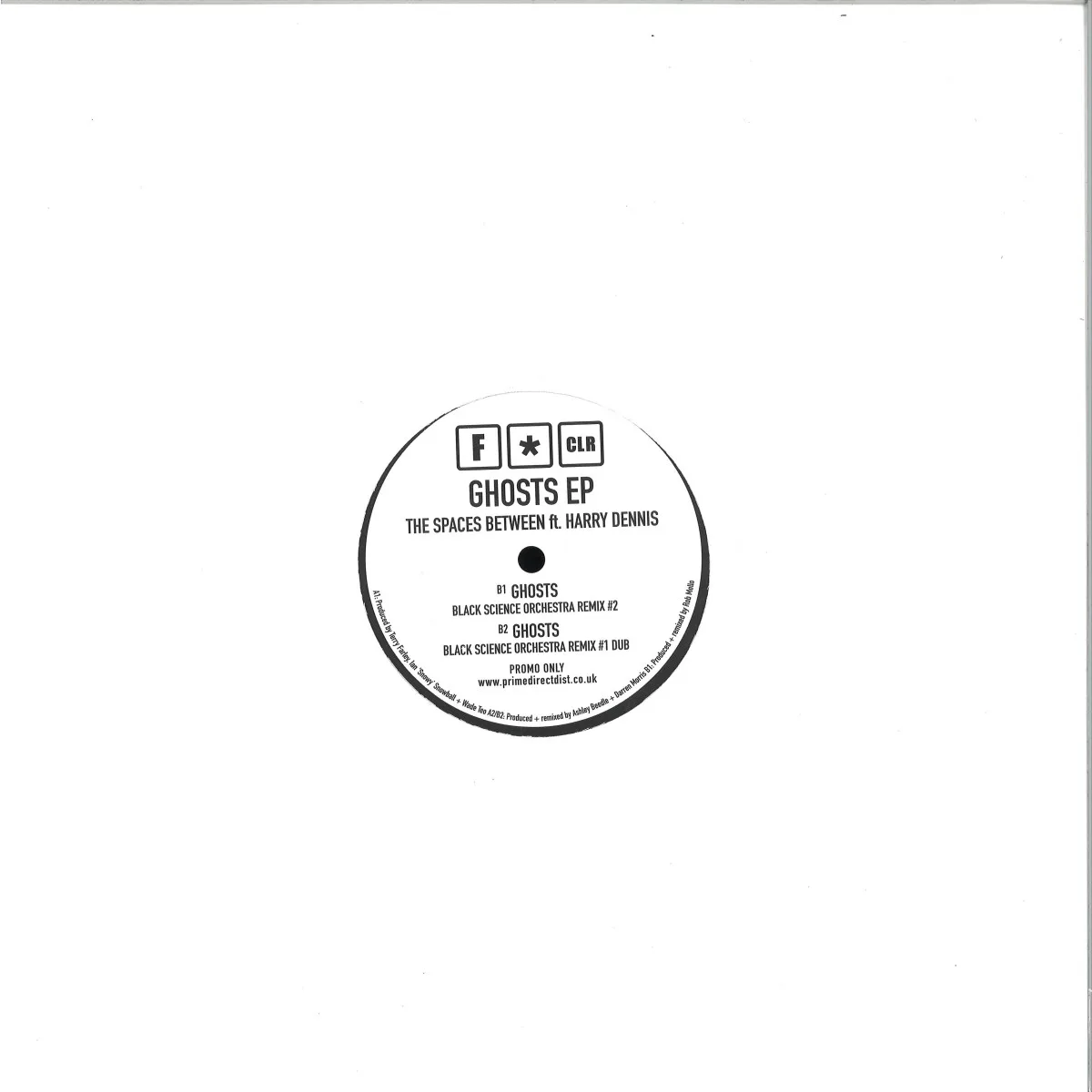 Back cover — The Spaces Between Featuring Harry Dennis — Ghosts EP