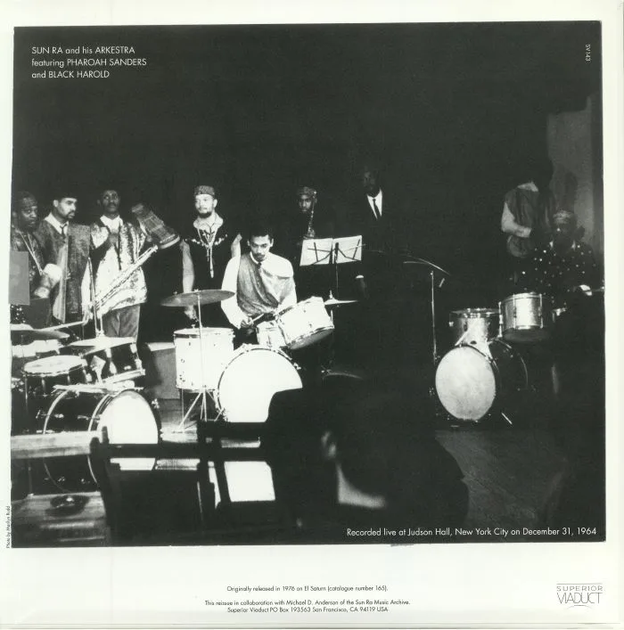 Обратная сторона обложки — SUN RA & HIS ARKESTRA feat PHAROAH SANDERS / BLACK HAROLD — Sun Ra Featuring Pharoah Sanders & Black Harold