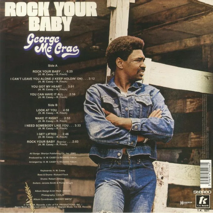 Back cover — George McCRAE — Rock Your Baby