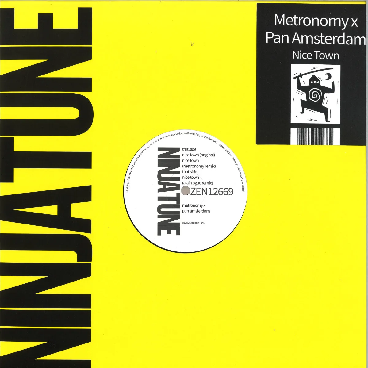 Лицевая сторона обложки — Metronomy&Pan Amsterdam — Nice Town