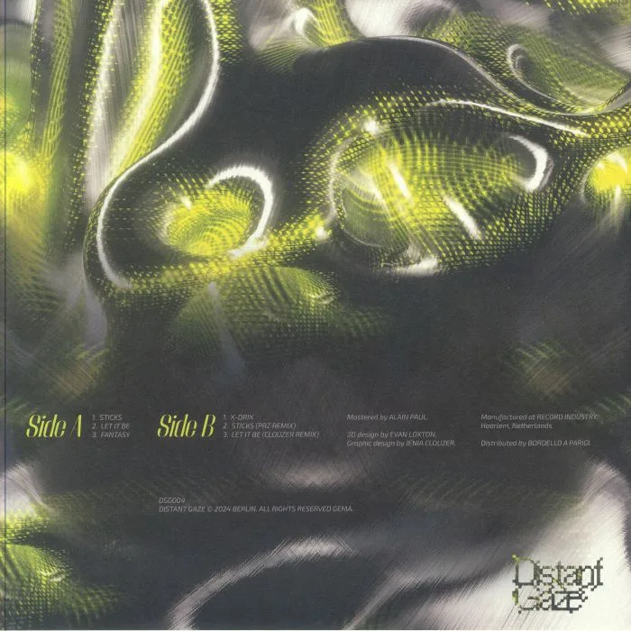 Back cover — E BONY — Shapes & Frequencies