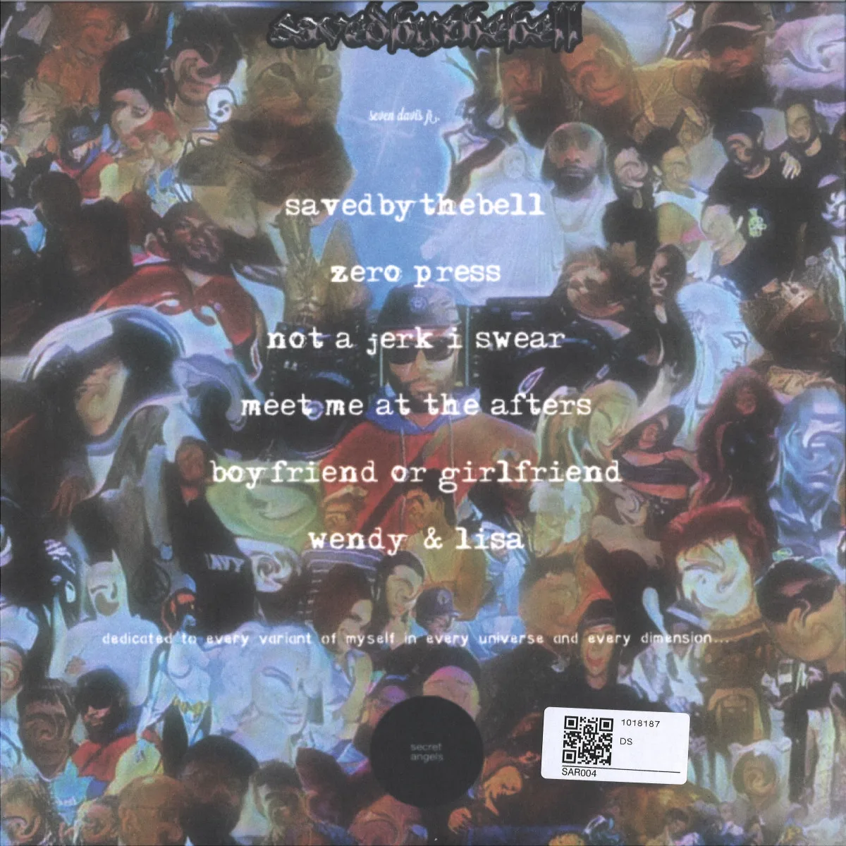 Back cover — Seven Davis Jr — savedbythebell