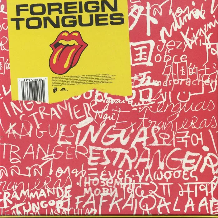 Back cover — The ROLLING STONES — Foreign Tongues