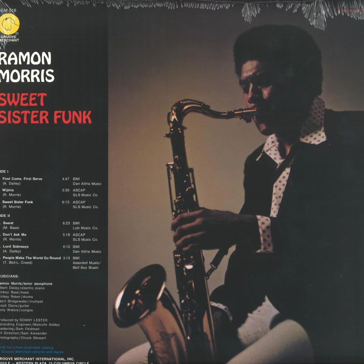 Обратная сторона обложки — [artist]Ramon Morris [/artist] — Sweet Sister Funk LP