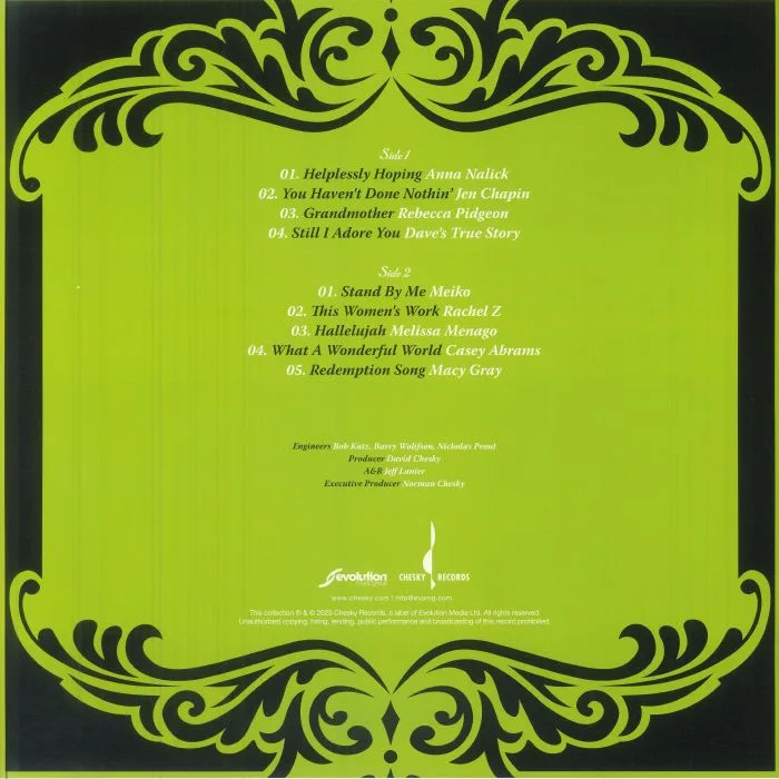 Обратная сторона обложки — VARIOUS — The World's Greatest Audiophile Vocal Recordings Volume 4