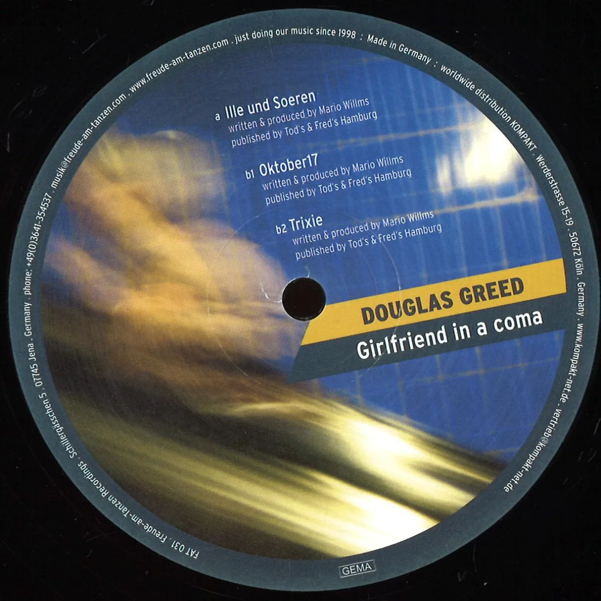 Douglas Greed — Girlfriend In A Coma