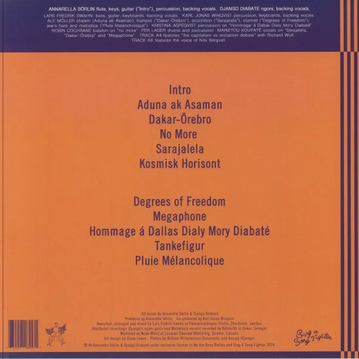 Back cover — ANNARELLA & DJANGO — Jouer