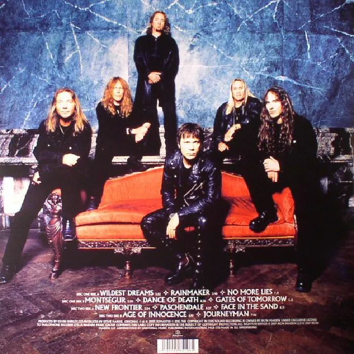 Back cover — IRON MAIDEN — Dance Of Death (reissue)