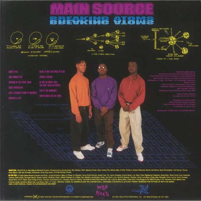 Обратная сторона обложки — MAIN SOURCE — Breaking Atoms (reissue)