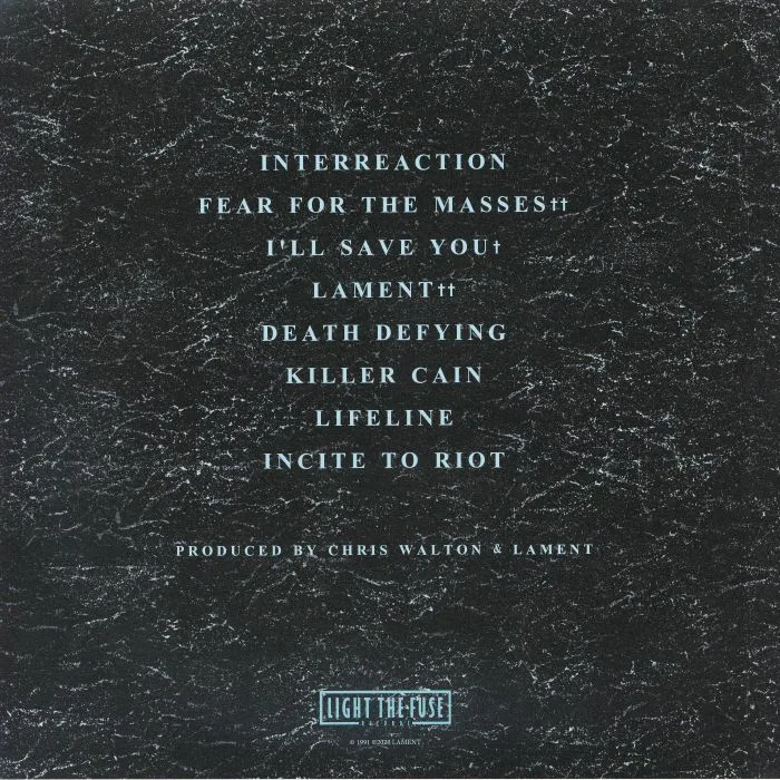 Back cover — LAMENT — Drowning Room