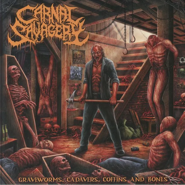CARNAL SAVAGERY — Graveworms Cadavers Coffins & Bones
