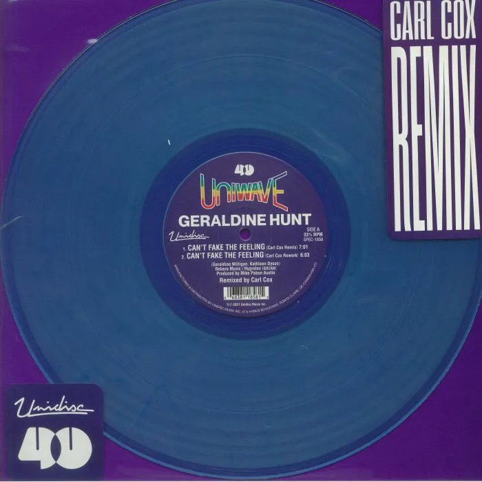 Лицевая сторона обложки — Geraldine HUNT — Can't Fake The Feeling