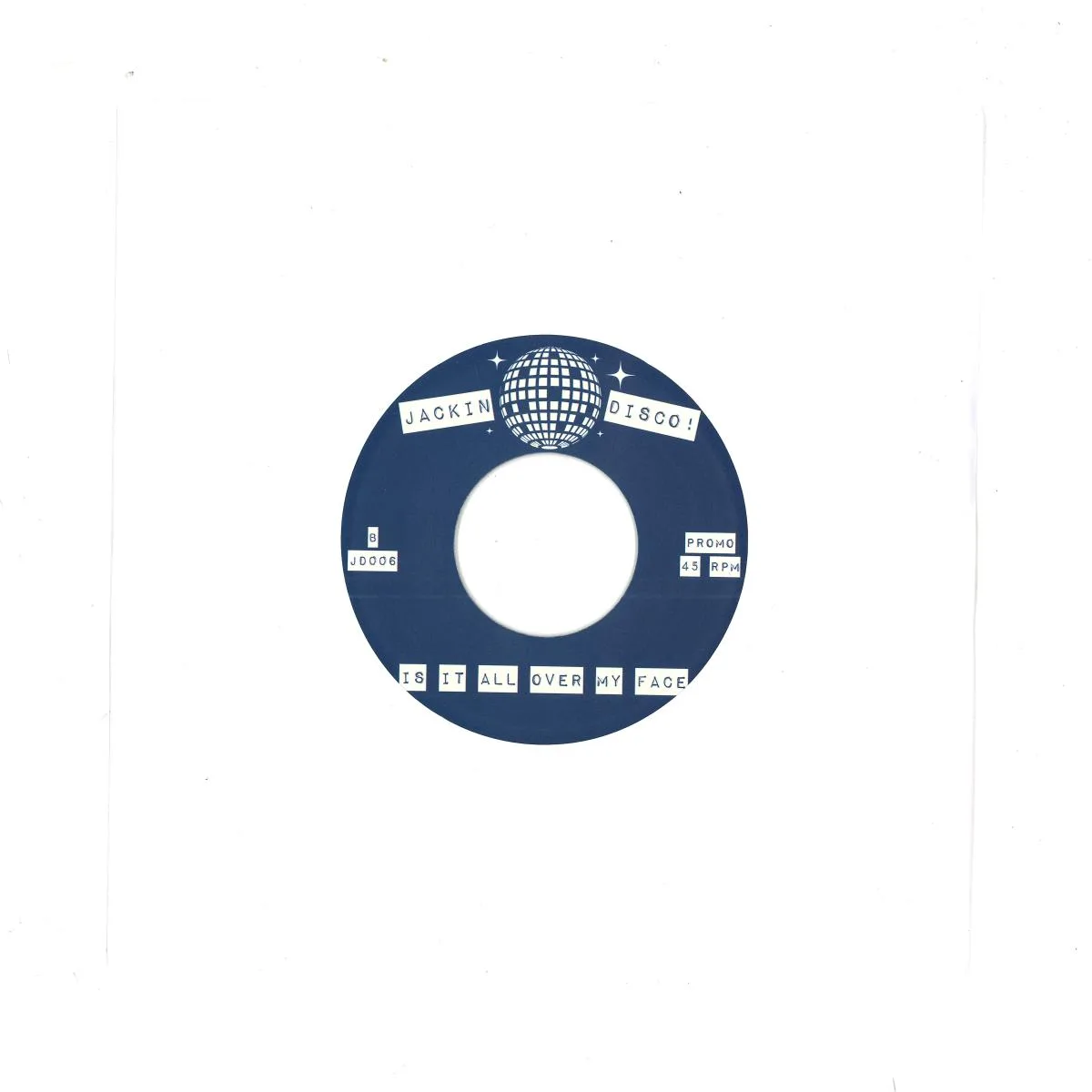 Обратная сторона обложки — Various — Jackin’ Disco Vol 6 (7")