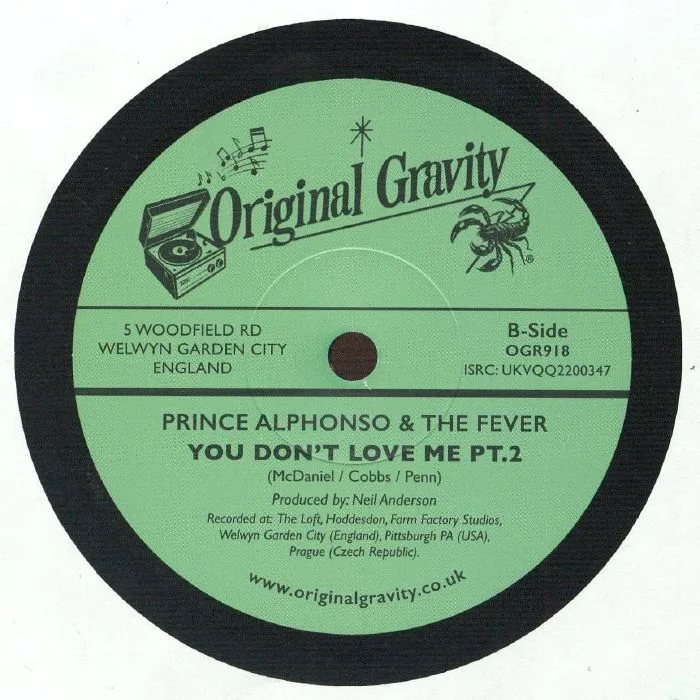 Back cover — Donnoya DRAKE / PRINCE ALPHONSO & THE FEVER — You Don't Love Me (No No No)