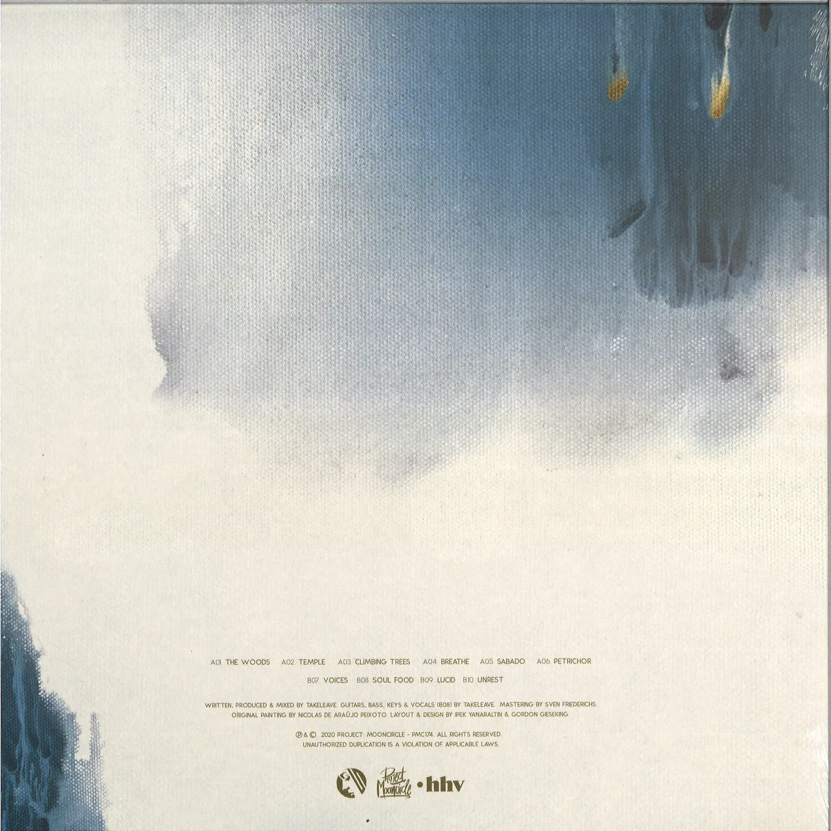 Back cover — Takeleave — Belonging